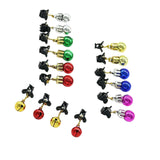 Maxbell Mustache Ornament Mini Christmas Beard Clip Unisex Wear Size 0.8x2inch 12 Balls 4 Bells