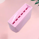 Maxbell Eyelash Extension Tweezers Display Stand 6 Holes Measure 6x3x3inch Stylish Pink