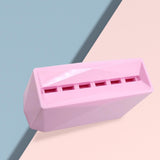 Maxbell Eyelash Extension Tweezers Display Stand 6 Holes Measure 6x3x3inch Stylish Pink