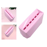 Maxbell Eyelash Extension Tweezers Display Stand 6 Holes Measure 6x3x3inch Stylish Pink