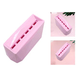 Maxbell Eyelash Extension Tweezers Display Stand 6 Holes Measure 6x3x3inch Stylish Pink