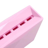 Maxbell Eyelash Extension Tweezers Display Stand 6 Holes Measure 6x3x3inch Stylish Pink