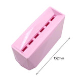Maxbell Eyelash Extension Tweezers Display Stand 6 Holes Measure 6x3x3inch Stylish Pink