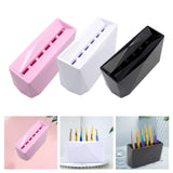 Maxbell Eyelash Extension Tweezers Display Stand 6 Holes Measure 6x3x3inch Stylish Pink