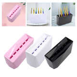 Maxbell Eyelash Extension Tweezers Display Stand 6 Holes Measure 6x3x3inch Stylish Pink