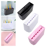 Maxbell Eyelash Extension Tweezers Display Stand 6 Holes Measure 6x3x3inch Stylish Pink