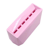 Maxbell Eyelash Extension Tweezers Display Stand 6 Holes Measure 6x3x3inch Stylish Pink