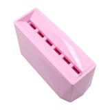 Maxbell Eyelash Extension Tweezers Display Stand 6 Holes Measure 6x3x3inch Stylish Pink