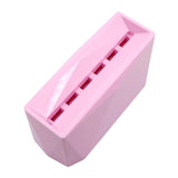 Maxbell Eyelash Extension Tweezers Display Stand 6 Holes Measure 6x3x3inch Stylish Pink