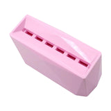 Maxbell Eyelash Extension Tweezers Display Stand 6 Holes Measure 6x3x3inch Stylish Pink