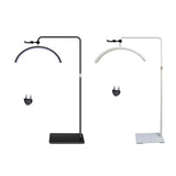Maxbell Half Moon beauty Multifunction Fill Light Flexible Floor Lamp Black