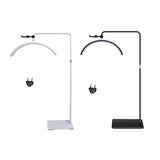 Maxbell Half Moon beauty Multifunction Fill Light Flexible Floor Lamp Black