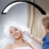 Maxbell Half Moon beauty Multifunction Fill Light Flexible Floor Lamp Black