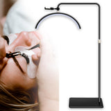 Maxbell Half Moon beauty Multifunction Fill Light Flexible Floor Lamp Black
