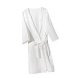 Maxbell Womens Disposable Bathrobe with Waist Belt Wrapper Loose for Traveling