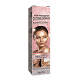 Maxbell Highlighter Powder Stick Sparkle Setting Powder Face Blusher for Makeup Pink