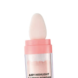 Maxbell Highlighter Powder Stick Sparkle Setting Powder Face Blusher for Makeup Pink
