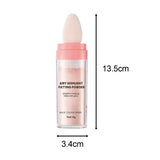 Maxbell Highlighter Powder Stick Sparkle Setting Powder Face Blusher for Makeup Pink