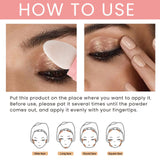 Maxbell Highlighter Powder Stick Sparkle Setting Powder Face Blusher for Makeup Pink