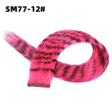 Maxbell Clip in Hair Extensions Straight Hair Synthetic Hairpieces for Fashion C