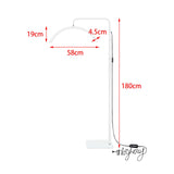 Maxbell Half Circle Light with Stand Adjustable Brightness Height Beauty Fill Light White