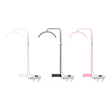 Maxbell Half Circle Light with Stand Adjustable Brightness Height Beauty Fill Light White