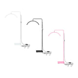 Maxbell Half Circle Light with Stand Adjustable Brightness Height Beauty Fill Light White