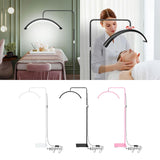 Maxbell Half Circle Light with Stand Adjustable Brightness Height Beauty Fill Light White