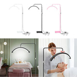 Maxbell Half Circle Light with Stand Adjustable Brightness Height Beauty Fill Light White
