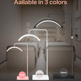 Maxbell Half Circle Light with Stand Adjustable Brightness Height Beauty Fill Light White