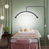 Maxbell Half Circle Light with Stand Adjustable Brightness Height Beauty Fill Light White