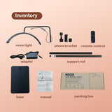 Maxbell LED Lash Light Adjustable Brightness Makeup Eyelash Lamp Remote Control White