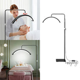 Maxbell Half Circle Light with Stand Adjustable Brightness Height Beauty Fill Light Black