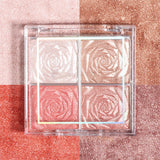 Maxbell Highlighter Eyeshadow Palette Highly Pigmented Professional Smooth Girl Stytle A