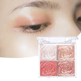 Maxbell Highlighter Eyeshadow Palette Highly Pigmented Professional Smooth Girl Stytle A