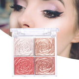 Maxbell Highlighter Eyeshadow Palette Highly Pigmented Professional Smooth Girl Stytle A