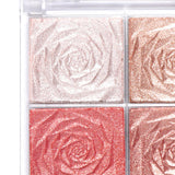 Maxbell Highlighter Eyeshadow Palette Highly Pigmented Professional Smooth Girl Stytle A