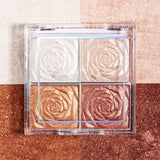 Maxbell Highlighter Eyeshadow Palette Highly Pigmented Professional Smooth Girl Stytle B