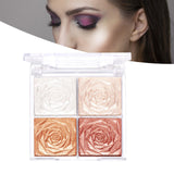 Maxbell Highlighter Eyeshadow Palette Highly Pigmented Professional Smooth Girl Stytle B
