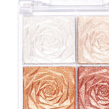 Maxbell Highlighter Eyeshadow Palette Highly Pigmented Professional Smooth Girl Stytle B