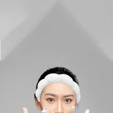 Maxbell Sponge Headband Nonslip Lovely Gifts for Skincare Cosmetic Removal Shower White