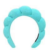 Maxbell Sponge Headband Nonslip Lovely Gifts for Skincare Cosmetic Removal Shower Green