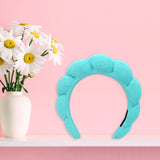 Maxbell Sponge Headband Nonslip Lovely Gifts for Skincare Cosmetic Removal Shower Green