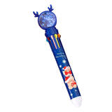Maxbell 10 Colors Ballpoint Pen Retractable Ballpoint Pen 10 in 1 for Gift Children Elk
