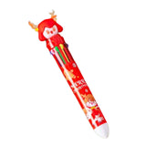 Maxbell 10 Colors Ballpoint Pen Retractable Ballpoint Pen 10 in 1 for Gift Children Cartoon Figure