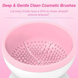 Maxbell Electric Makeup Brush Cleaner Machine Handheld for Eye Shadow Brush Friends