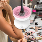 Maxbell Electric Makeup Brush Cleaner Machine Handheld for Eye Shadow Brush Friends
