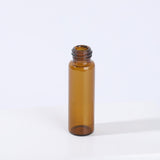 Maxbell 20 Pieces Empty Amber Glass Roller Ball Bottles Vials travel Size 3ml