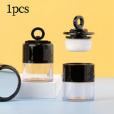 Maxbell Loose Powder Container Reusable Container Makeup Jar for Cosmetic Travel