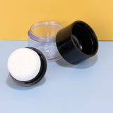 Maxbell Loose Powder Container Reusable Container Makeup Jar for Cosmetic Travel